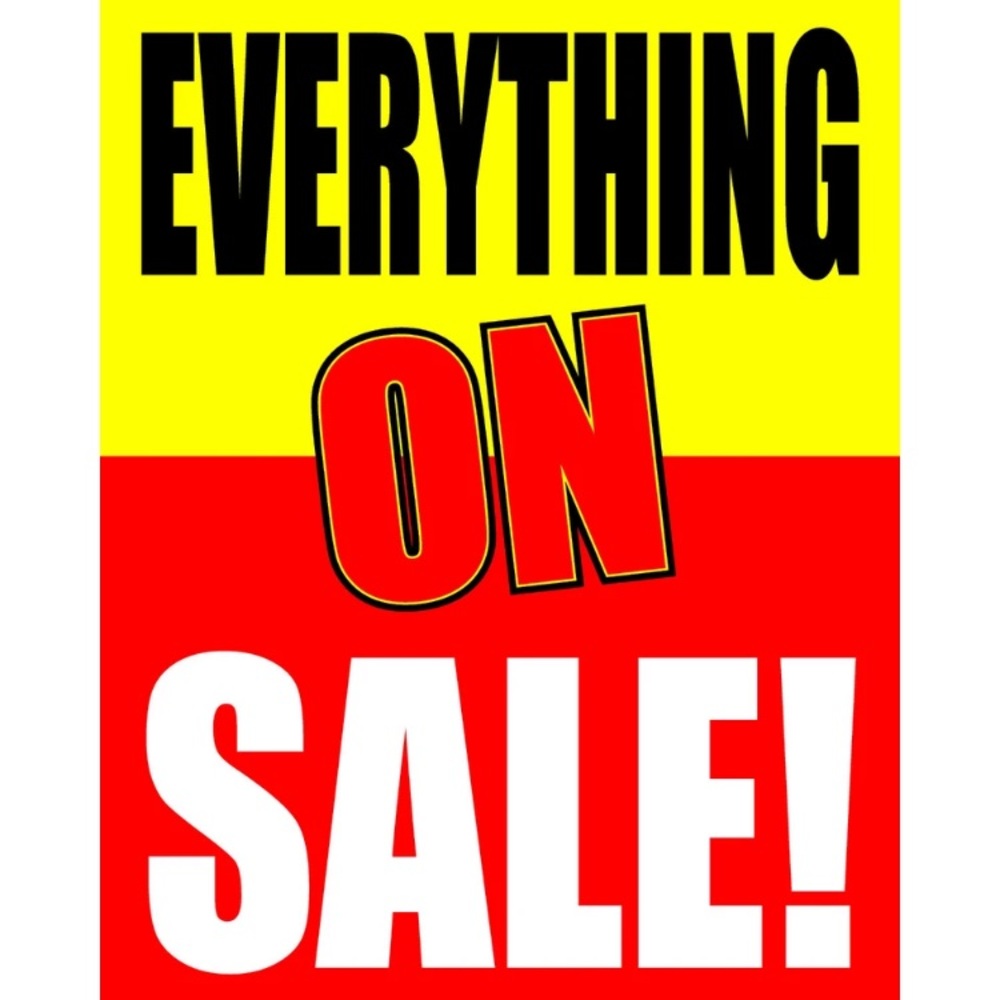 SALE, SALE, SALE!!!!!!!